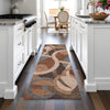 Piper Looms Chantille Geometric ACN2167 Burgundy Machine Washable Area Rug Runner Lifestyle Image Feature