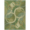 Piper Looms Chantille Geometric ACN2167 Green Machine Washable Area Rug main image