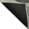 Piper Looms Chantille Geometric ACN2168 Brown Machine Washable Area Rug Backing Image