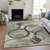Piper Looms Chantille Geometric ACN2168 Brown Machine Washable Area Rug Lifestyle Image Feature