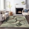 Piper Looms Chantille Geometric ACN2168 Brown Machine Washable Area Rug Lifestyle Image Feature