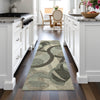 Piper Looms Chantille Geometric ACN2168 Brown Machine Washable Area Rug Runner Lifestyle Image Feature