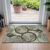 Piper Looms Chantille Geometric ACN2168 Brown Machine Washable Area Rug Scatter Lifestyle Image Feature