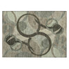 Piper Looms Chantille Geometric ACN2168 Brown Machine Washable Area Rug Scatter Main Image