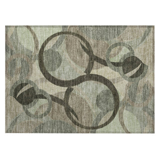 Piper Looms Chantille Geometric ACN2168 Brown Machine Washable Area Rug Scatter Main Image