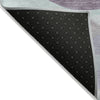 Piper Looms Chantille Geometric ACN2168 Plum Machine Washable Area Rug Backing Image