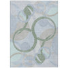 Piper Looms Chantille Geometric ACN2168 Sage Machine Washable Area Rug main image