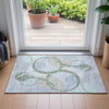 Piper Looms Chantille Geometric ACN2168 Sage Machine Washable Area Rug Scatter Lifestyle Image Feature