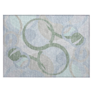 Piper Looms Chantille Geometric ACN2168 Sage Machine Washable Area Rug Scatter Main Image
