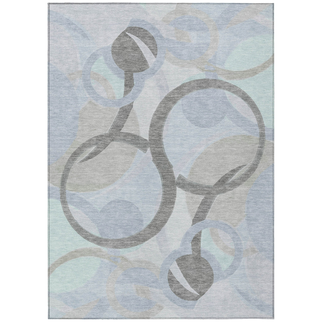 Piper Looms Chantille Geometric ACN2168 Taupe Machine Washable Area Rug main image