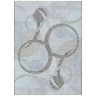 Piper Looms Chantille Geometric ACN2168 Taupe Machine Washable Area Rug main image