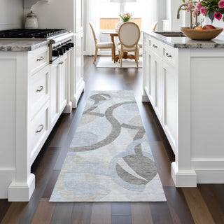 Piper Looms Chantille Geometric ACN2168 Taupe Machine Washable Area Rug Runner Lifestyle Image Feature