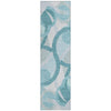 Piper Looms Chantille Geometric ACN2168 Teal Machine Washable Area Rug Runner Main Image