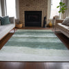 Piper Looms Chantille Stripes ACN2169 Aloe Machine Washable Area Rug Lifestyle Image Feature