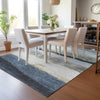 Piper Looms Chantille Stripes ACN2169 Blue Machine Washable Area Rug Lifestyle Image Feature