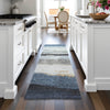 Piper Looms Chantille Stripes ACN2169 Blue Machine Washable Area Rug Runner Lifestyle Image Feature