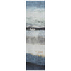 Piper Looms Chantille Stripes ACN2169 Blue Machine Washable Area Rug Runner Main Image