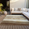Piper Looms Chantille Stripes ACN2169 Brown Machine Washable Area Rug Outdoor Lifestyle Image Feature