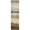 Piper Looms Chantille Stripes ACN2169 Brown Machine Washable Area Rug Runner Main Image