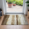 Piper Looms Chantille Stripes ACN2169 Brown Machine Washable Area Rug Scatter Lifestyle Image Feature