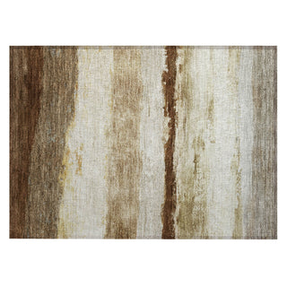 Piper Looms Chantille Stripes ACN2169 Brown Machine Washable Area Rug Scatter Main Image