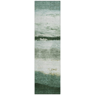 Piper Looms Chantille Stripes ACN2169 Fern Machine Washable Area Rug Runner Main Image