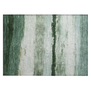 Piper Looms Chantille Stripes ACN2169 Fern Machine Washable Area Rug Scatter Main Image