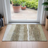 Piper Looms Chantille Stripes ACN2169 Khaki Machine Washable Area Rug Scatter Lifestyle Image Feature