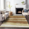 Piper Looms Chantille Stripes ACN2169 Paprika Machine Washable Area Rug Lifestyle Image Feature