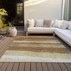 Piper Looms Chantille Stripes ACN2169 Paprika Machine Washable Area Rug Outdoor Lifestyle Image Feature