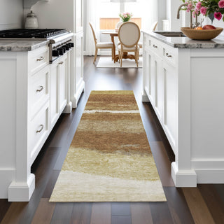 Piper Looms Chantille Stripes ACN2169 Paprika Machine Washable Area Rug Runner Lifestyle Image Feature