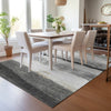 Piper Looms Chantille Stripes ACN2169 Pewter Machine Washable Area Rug Lifestyle Image Feature