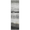 Piper Looms Chantille Stripes ACN2169 Pewter Machine Washable Area Rug Runner Main Image