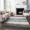 Piper Looms Chantille Stripes ACN2169 Taupe Machine Washable Area Rug Lifestyle Image Feature