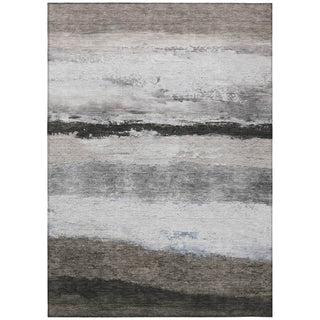 Piper Looms Chantille Stripes ACN2169 Taupe Machine Washable Area Rug main image