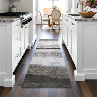 Piper Looms Chantille Stripes ACN2169 Taupe Machine Washable Area Rug Runner Lifestyle Image Feature