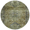 Piper Looms Chantille Global ACN2170 Aloe Machine Washable Area Rug Round Main Image