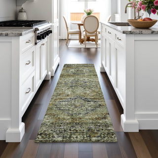Piper Looms Chantille Global ACN2170 Aloe Machine Washable Area Rug Runner Lifestyle Image Feature