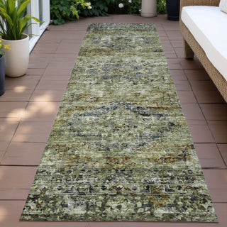 Piper Looms Chantille Global ACN2170 Aloe Machine Washable Area Rug Runner Outdoor Lifestyle Image Feature