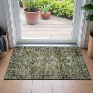 Piper Looms Chantille Global ACN2170 Aloe Machine Washable Area Rug Scatter Lifestyle Image Feature