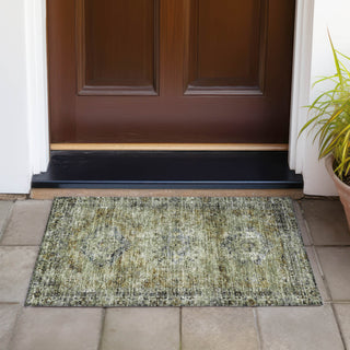 Piper Looms Chantille Global ACN2170 Aloe Machine Washable Area Rug Scatter Outdoor Lifestyle Image Feature