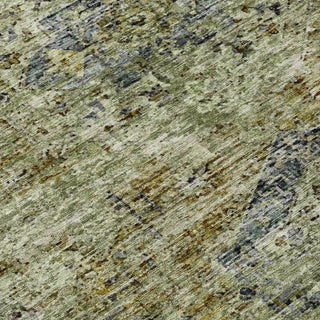 Piper Looms Chantille Global ACN2170 Aloe Machine Washable Area Rug Swatch Image