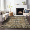 Piper Looms Chantille Global ACN2170 Copper Machine Washable Area Rug Lifestyle Image Feature