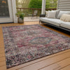 Piper Looms Chantille Global ACN2170 Pink Machine Washable Area Rug Outdoor Lifestyle Image Feature