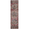 Piper Looms Chantille Global ACN2170 Pink Machine Washable Area Rug Runner Main Image