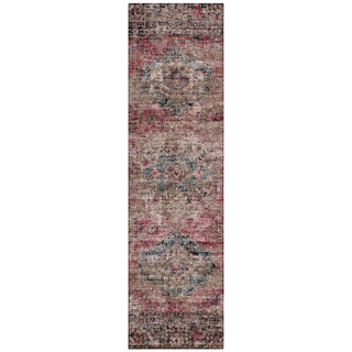 Piper Looms Chantille Global ACN2170 Pink Machine Washable Area Rug Runner Main Image