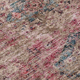 Piper Looms Chantille Global ACN2170 Pink Machine Washable Area Rug Swatch Image