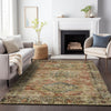 Piper Looms Chantille Global ACN2170 Terracotta Machine Washable Area Rug Lifestyle Image Feature