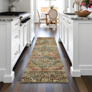 Piper Looms Chantille Global ACN2170 Terracotta Machine Washable Area Rug Runner Lifestyle Image Feature
