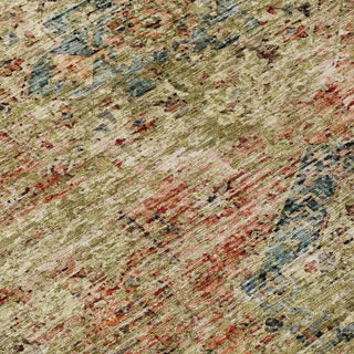 Piper Looms Chantille Global ACN2170 Terracotta Machine Washable Area Rug Swatch Image